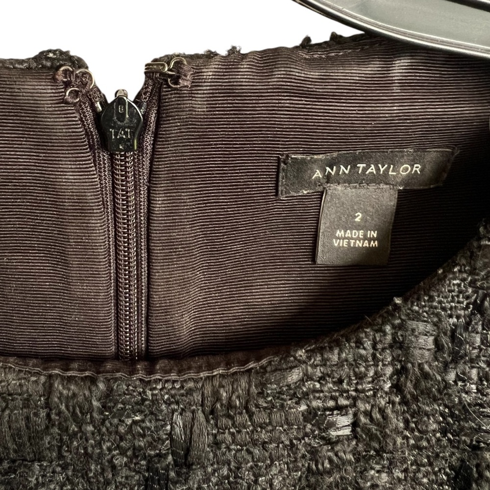 Ann Taylor Tweed Trim Shift Dress - Picture 6 of 10